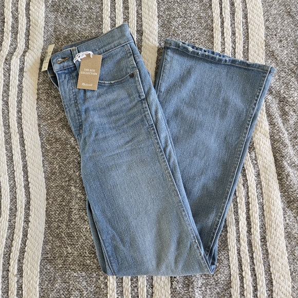 Madewell Retro Flair Denim Jeans NWT - Picture 1 of 3